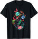 Anatomical Heart And Flowers Funny Men Women Cardiologist T-Shirt - T-Shirt | Black