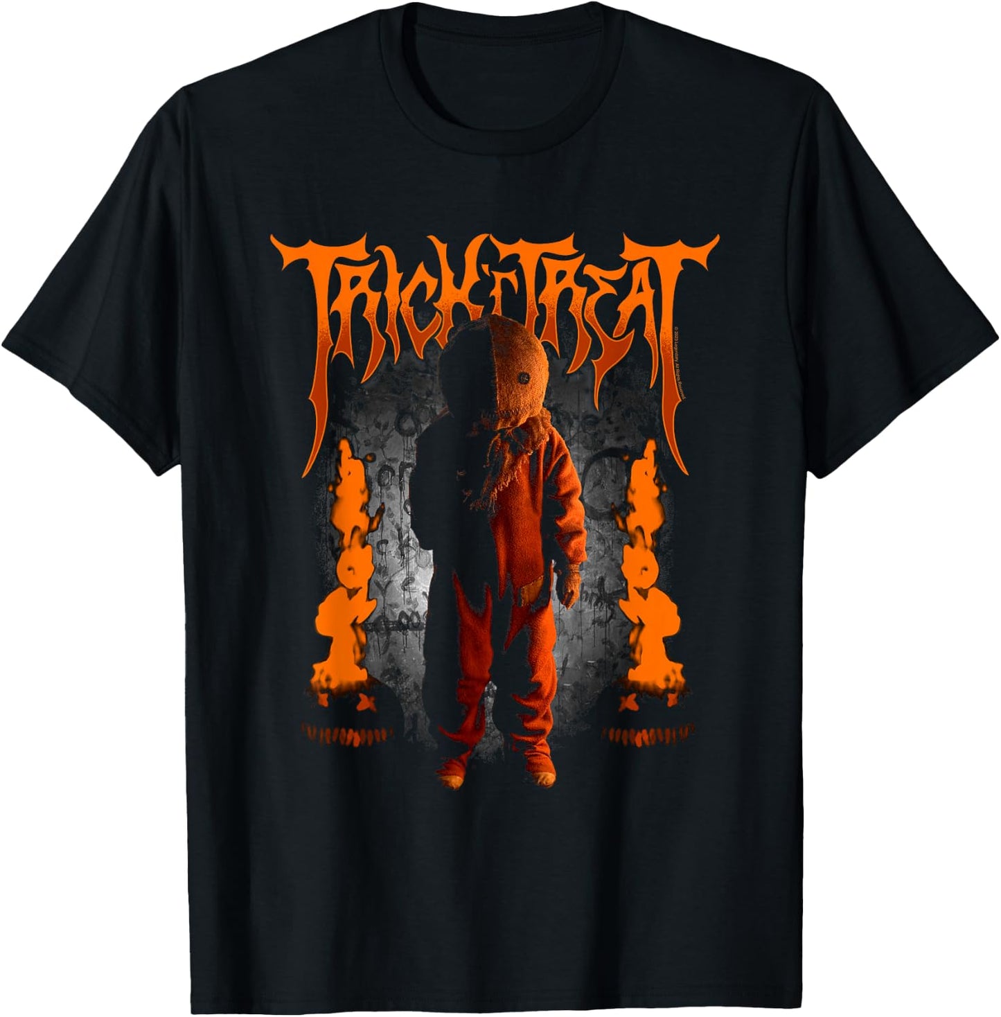 Trick 'r Treat Sam with Creepy Logo T-Shirt - T-Shirt | Black