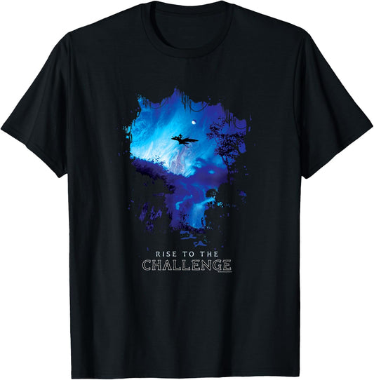 Avatar Pandora Banshee Rider Rise to the Challenge Ikran T-Shirt - T-Shirt | Black