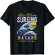 Big Wave Surfing Nazaré Portugal Surfer Surf T-Shirt - T-Shirt | Black