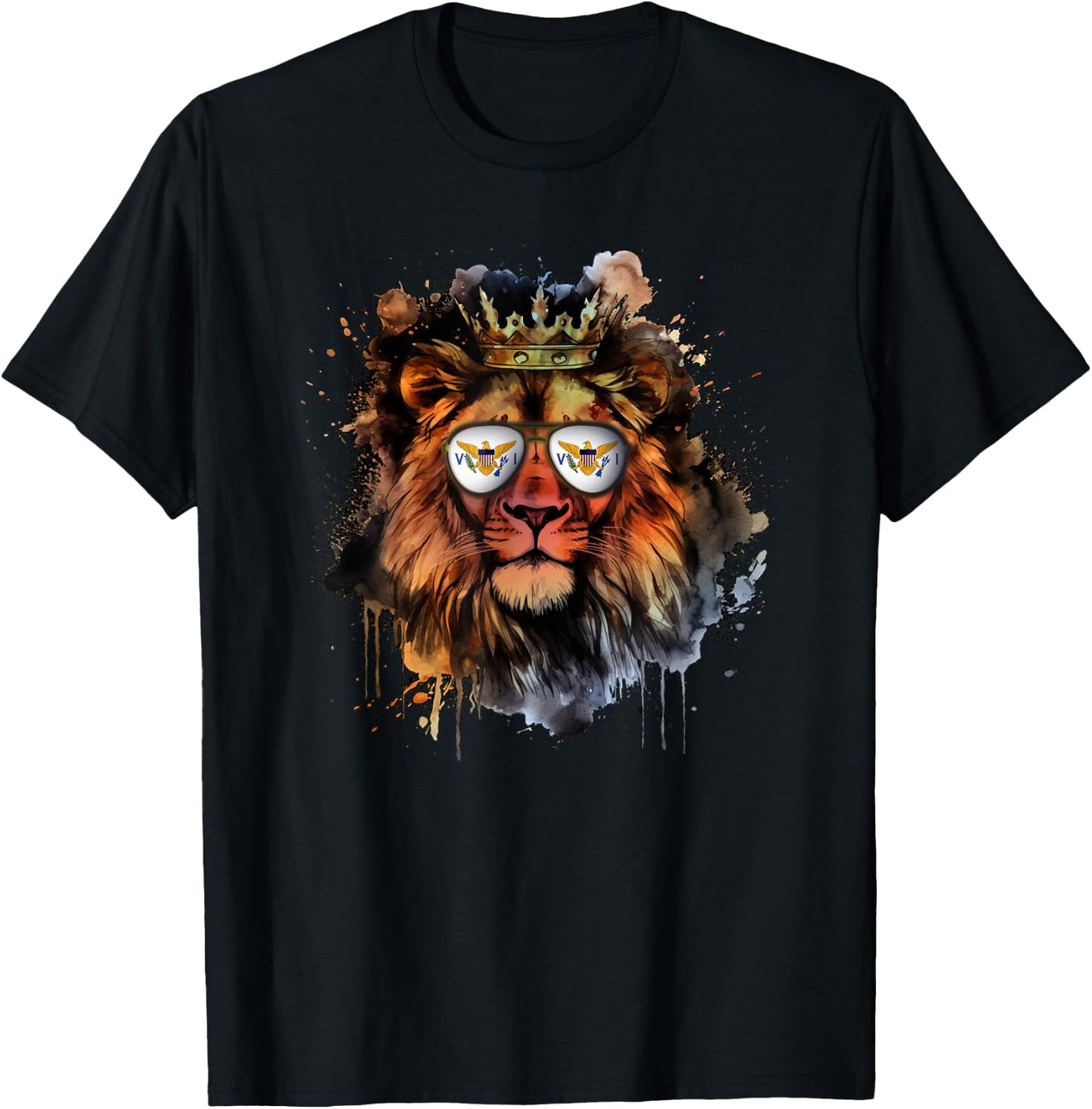American Virgin Islands T-Shirt - T-Shirt | Black