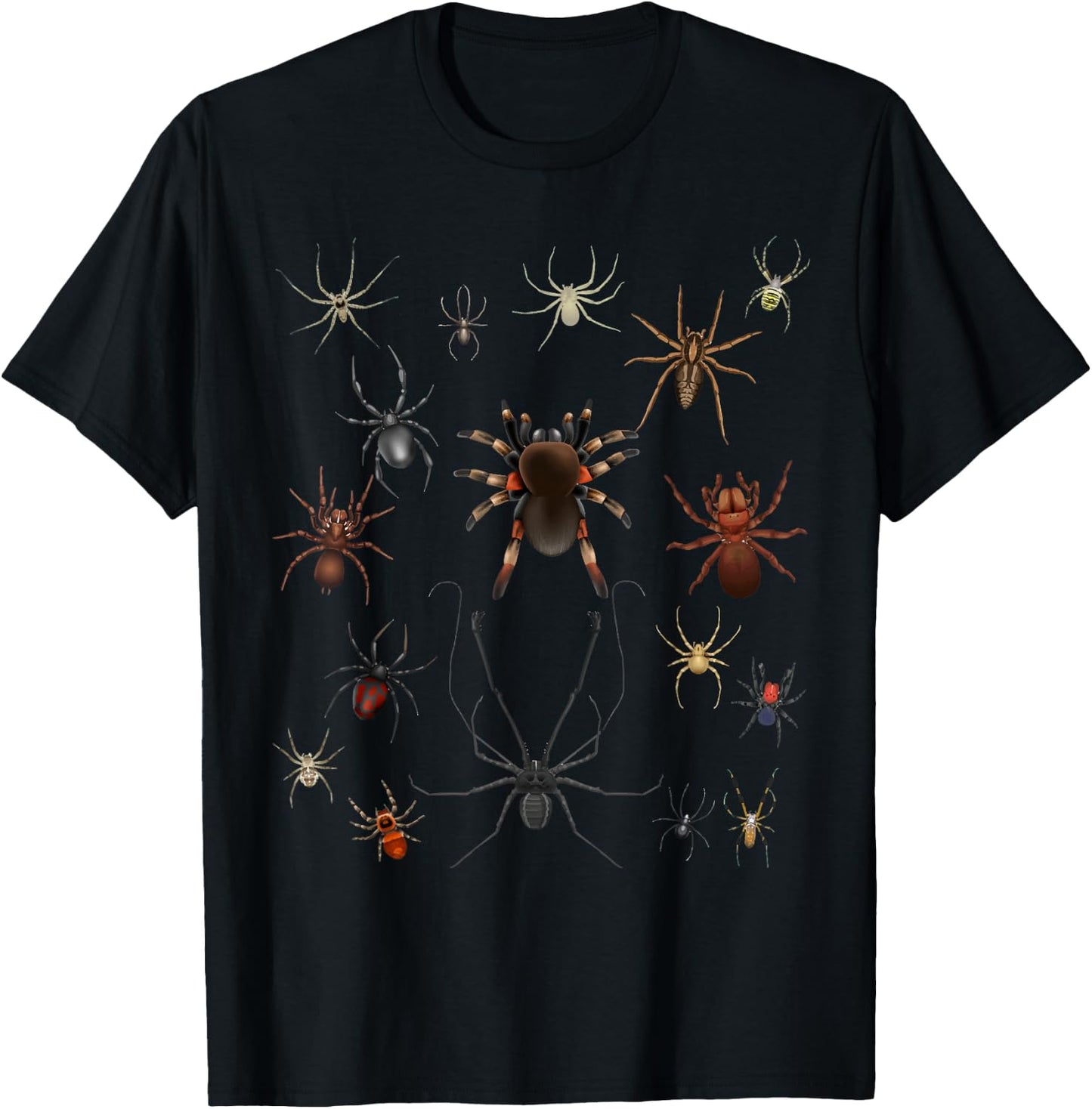 Cool Spider Women Tarantula Arachnid Spiders Animal T-Shirt - T-Shirt | Black