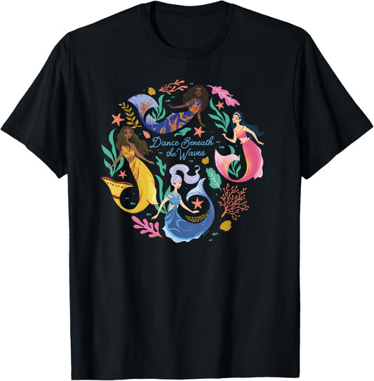 Disney The Little Mermaid Dance Beneath the Waves T-Shirt - T-Shirt | Black