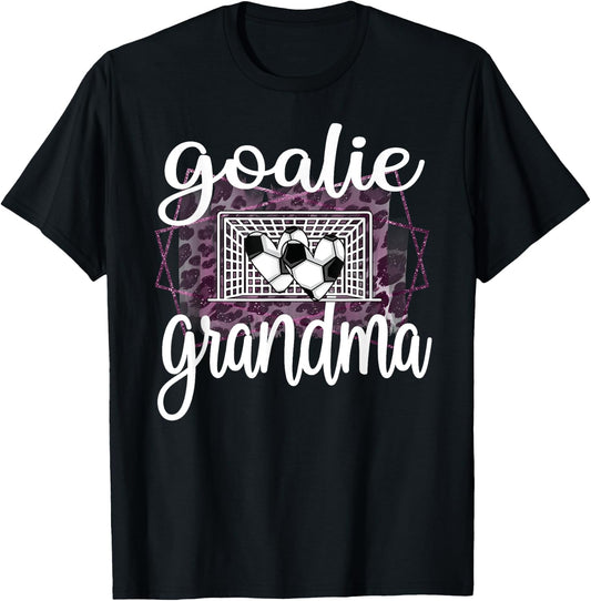 Soccer Goalie Grandma Soccer Goalkeeper Grandmother T-Shirt - T-Shirt | Black