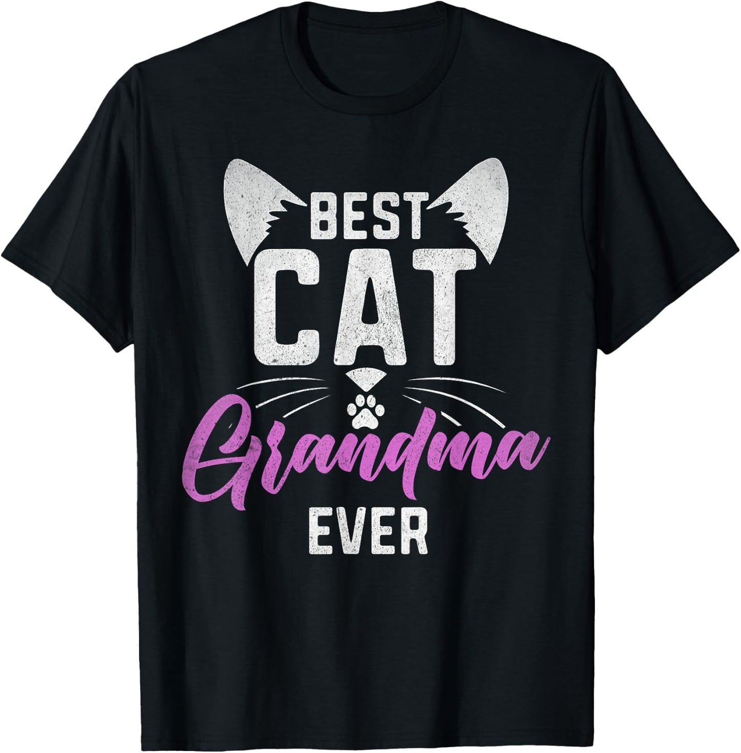 Best Cat Grandma Ever Cat Grandma Women T-Shirt - T-Shirt | Black