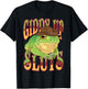 Giddy Up Sluts Funny Western Ranch Cowgirl Rodeo Frog T-Shirt - T-Shirt | Black