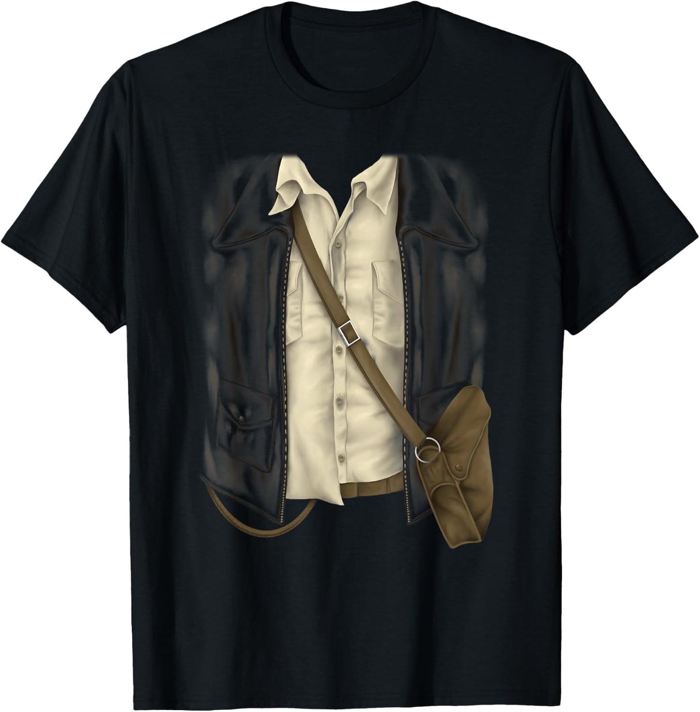 Indiana Jones Raiders of The Lost Ark Halloween Costume T-Shirt - T-Shirt | Black