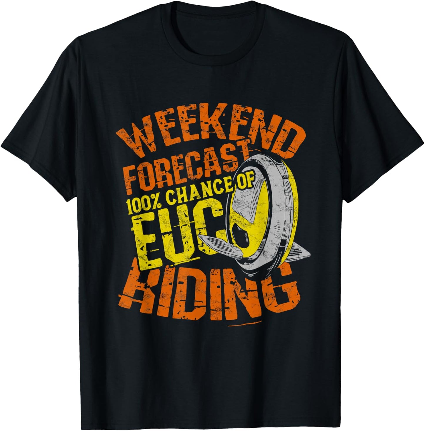 Electric Unicycle EUC Monowheel Electric Unicycle T-Shirt - T-Shirt | Black