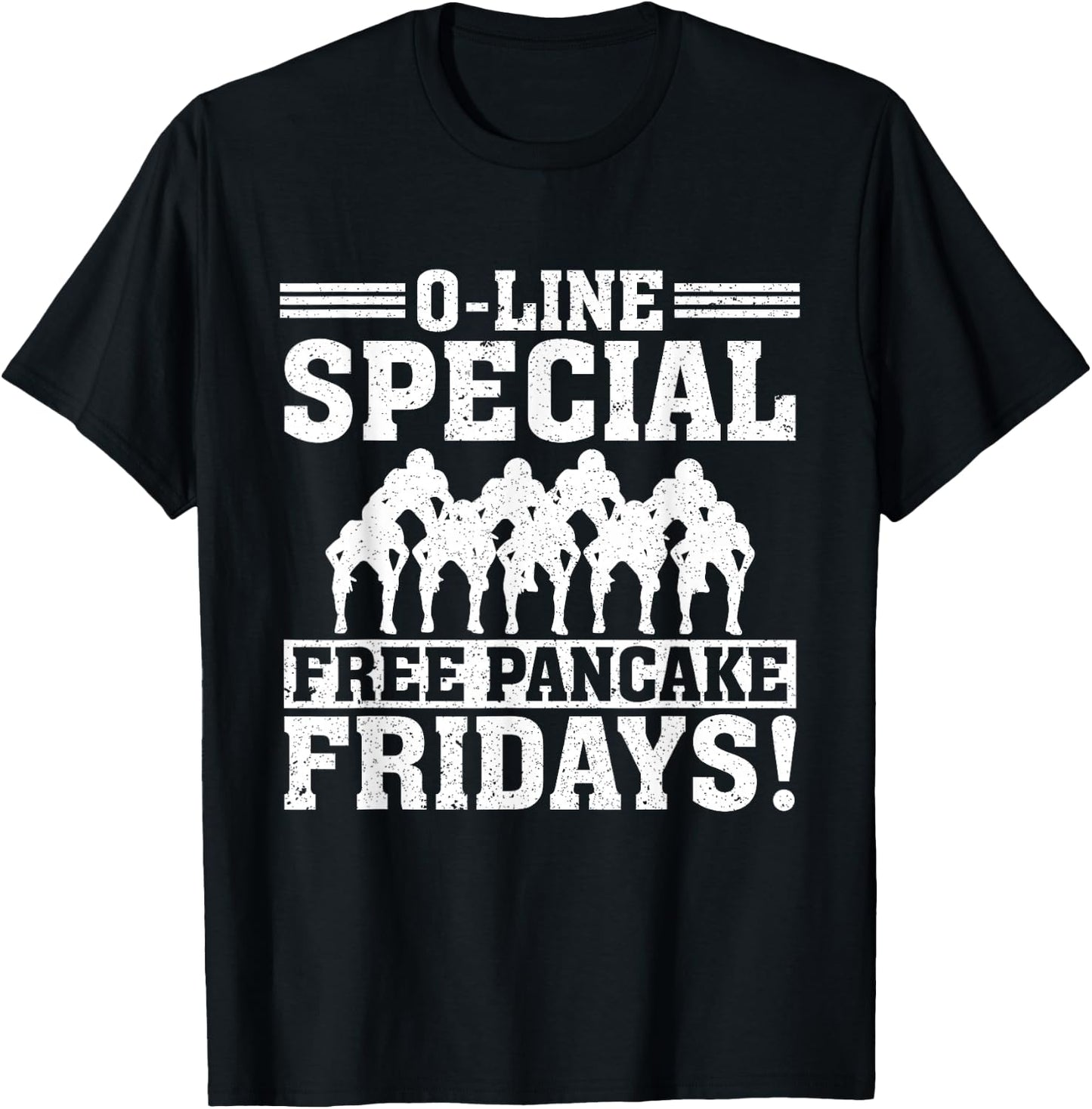 O-line Special Free Pancake Lineman Offensive Line Football T-Shirt - T-Shirt | Black
