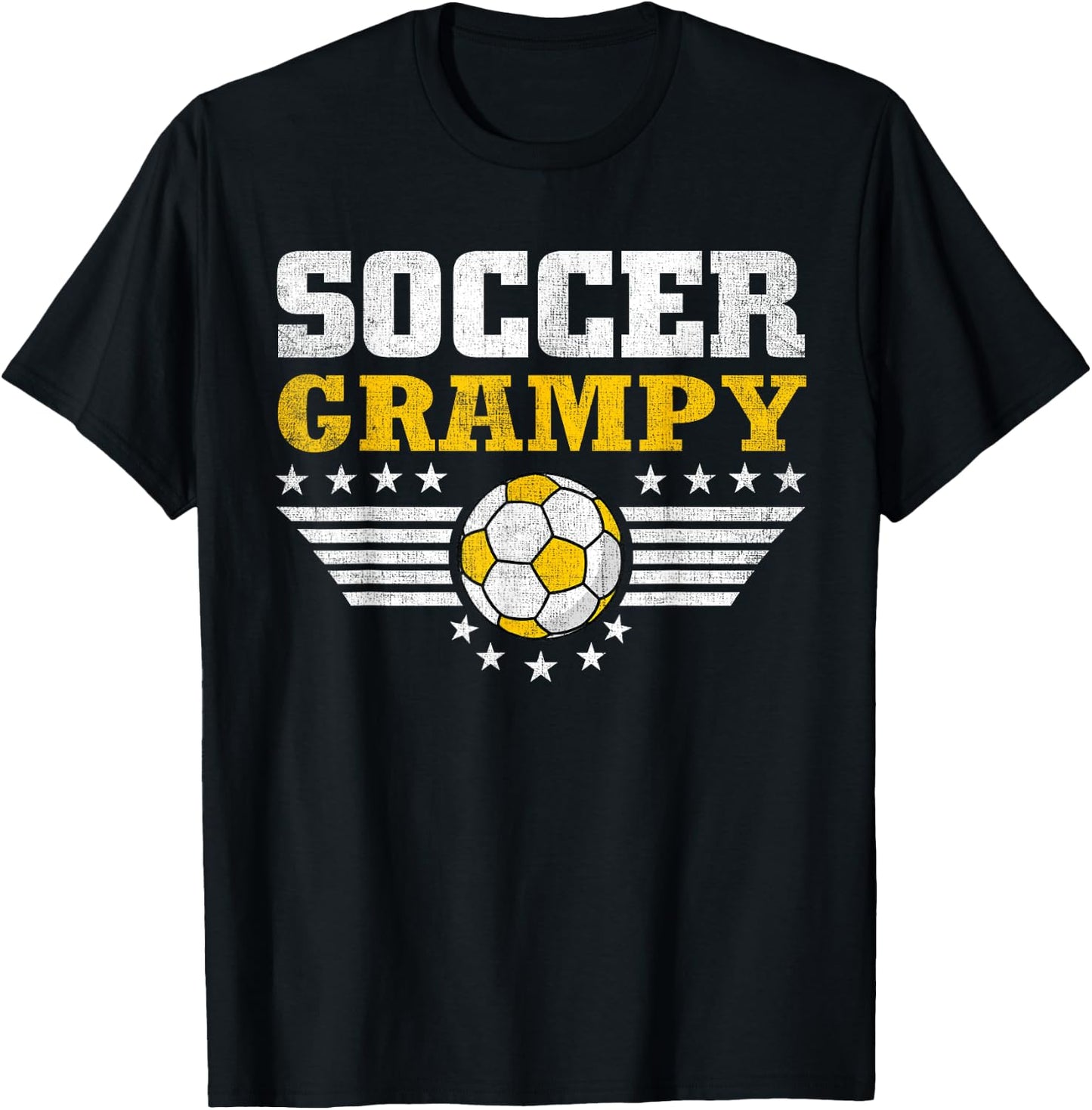 Soccer Grampy - Soccer Player Funny Grandfather Soccer T-Shirt - T-Shirt | Black