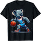 Basketball Koala Bear for Koala Bear lovers and Koala Bear T-Shirt - T-Shirt | Black