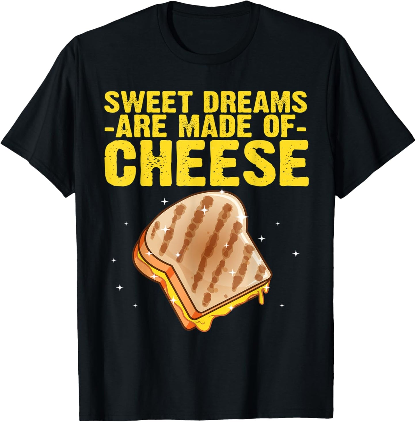 Cool Grilled Cheese Women Sandwich Food Cheese Lover T-Shirt - T-Shirt | Black