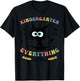 Black Cat Kindergarten Its Fine Im Fine Everything is Fine Women Girls Kids T-Shirt - T-Shirt | Black