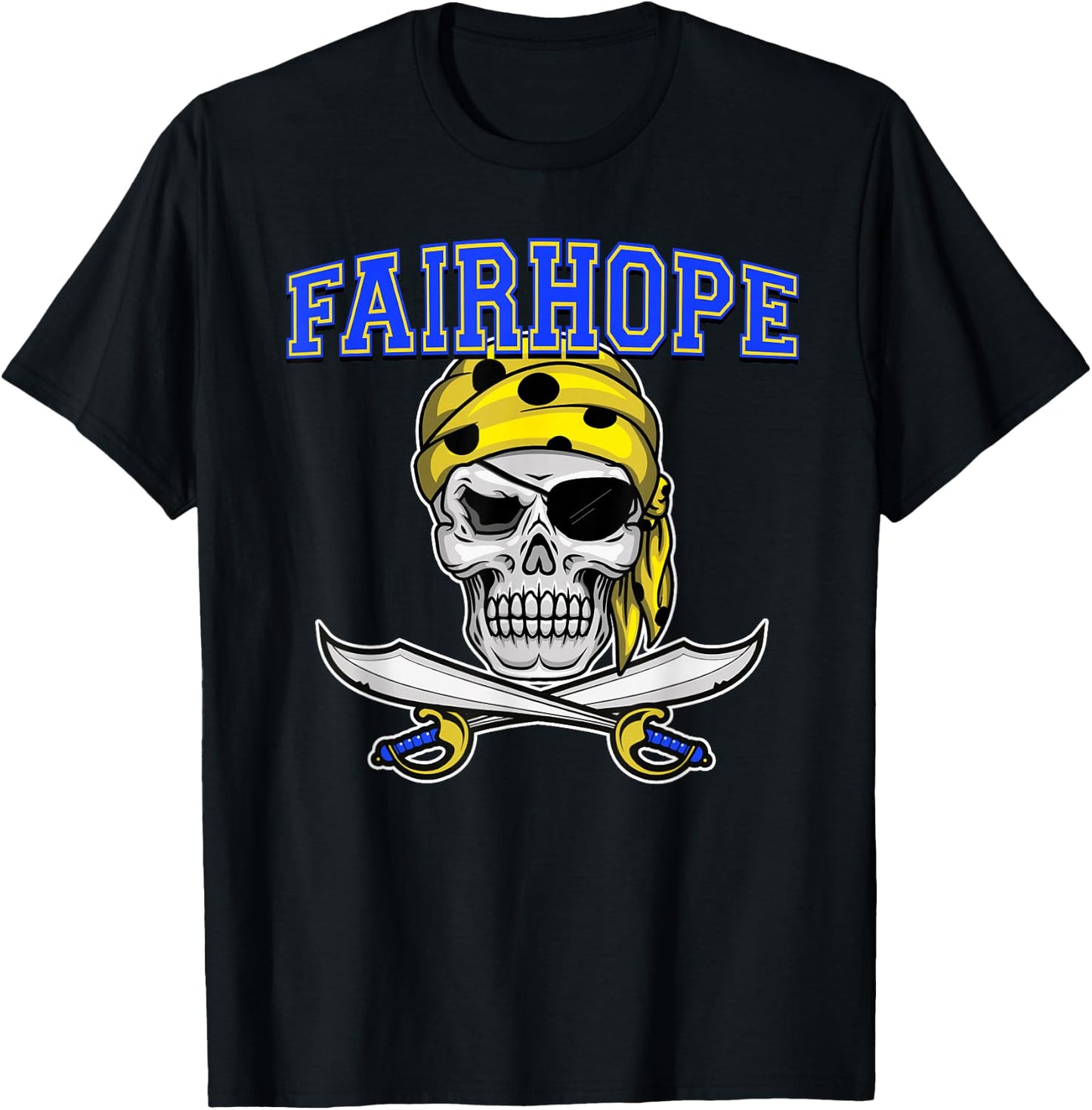 Fairhope Pirates Team Spirit T-Shirt - T-Shirt | Black