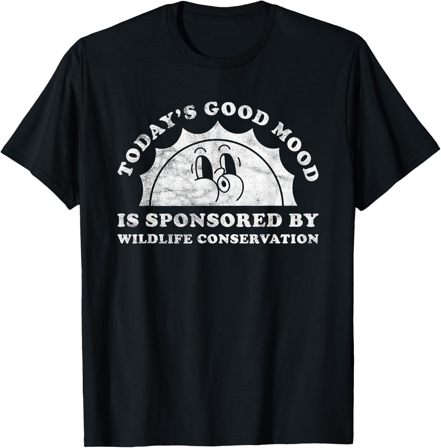 Funny Cute Retro Wildlife Conservation Animal Conservation T-Shirt - T-Shirt | Black
