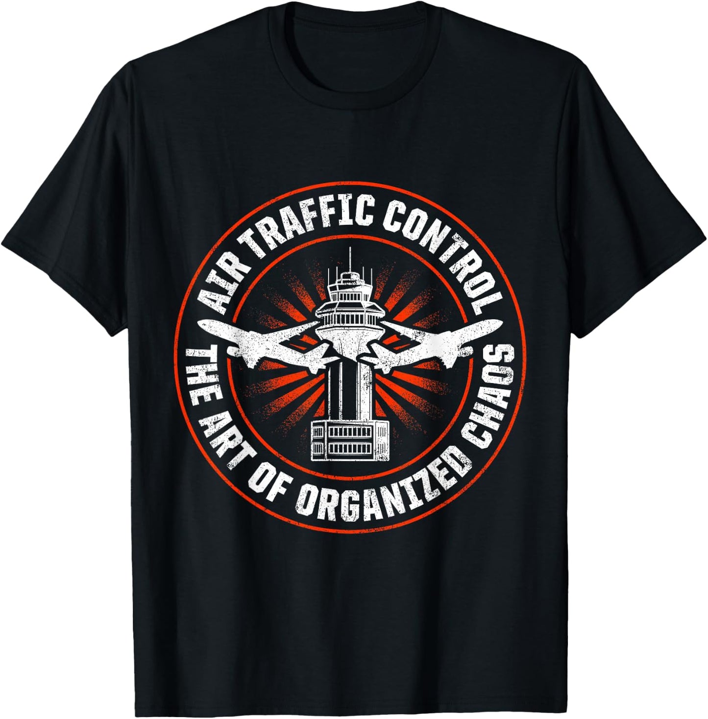 Control Airspace For Air Traffic Controller Air Controller T-Shirt - T-Shirt | Black