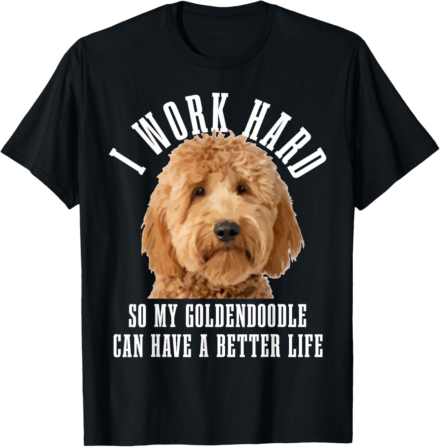 Goldendoodle Mom Doodle Dog Dad Funny T-Shirt - T-Shirt | Black