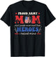 Proud Army Veteran Mom I Raised My Heroes Flag Retro Groovy T-Shirt - T-Shirt | Black