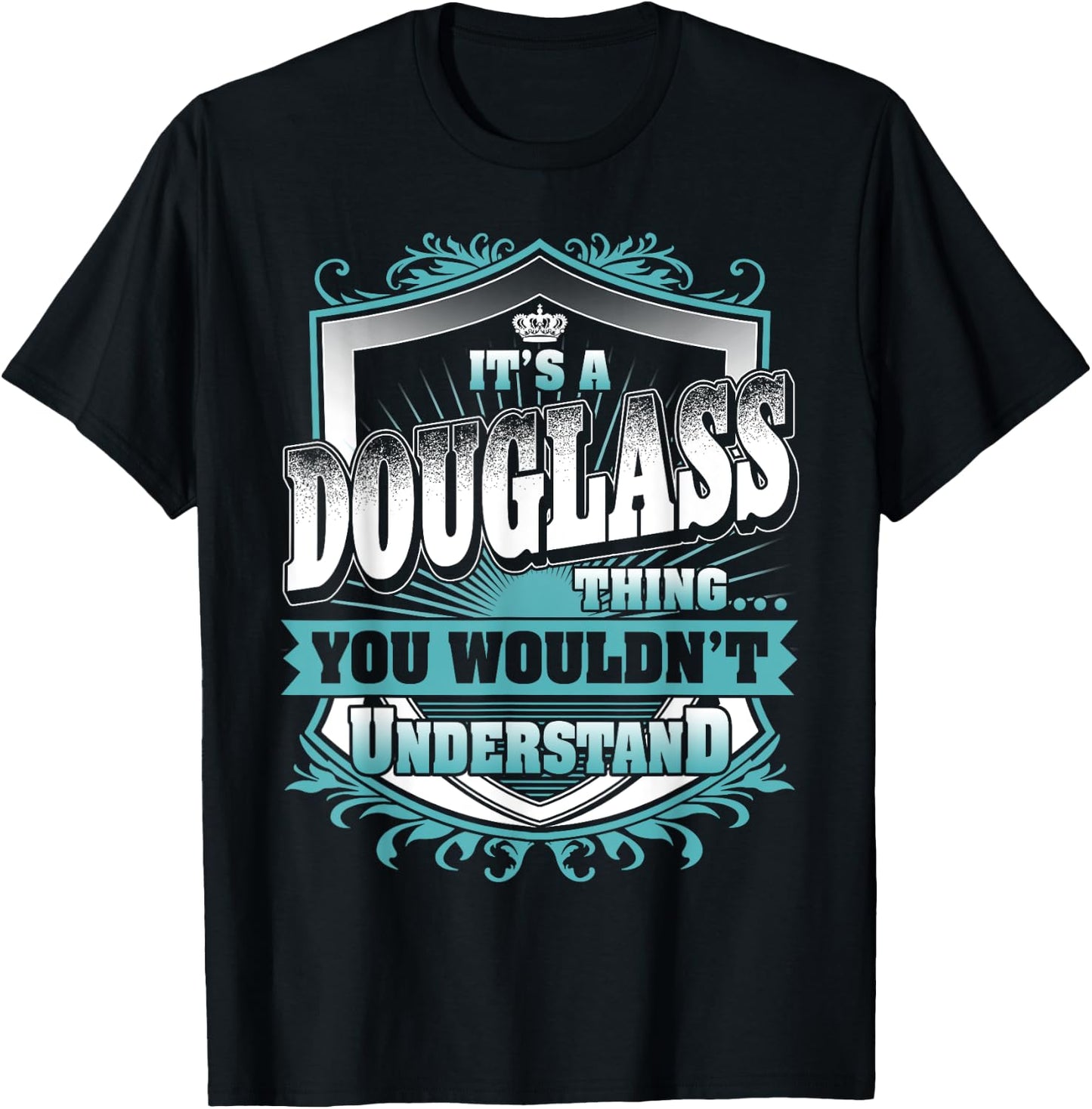 It's A DOUGLASS Thing You Wouldn't Understand Name Vintage T-Shirt - T-Shirt | Black