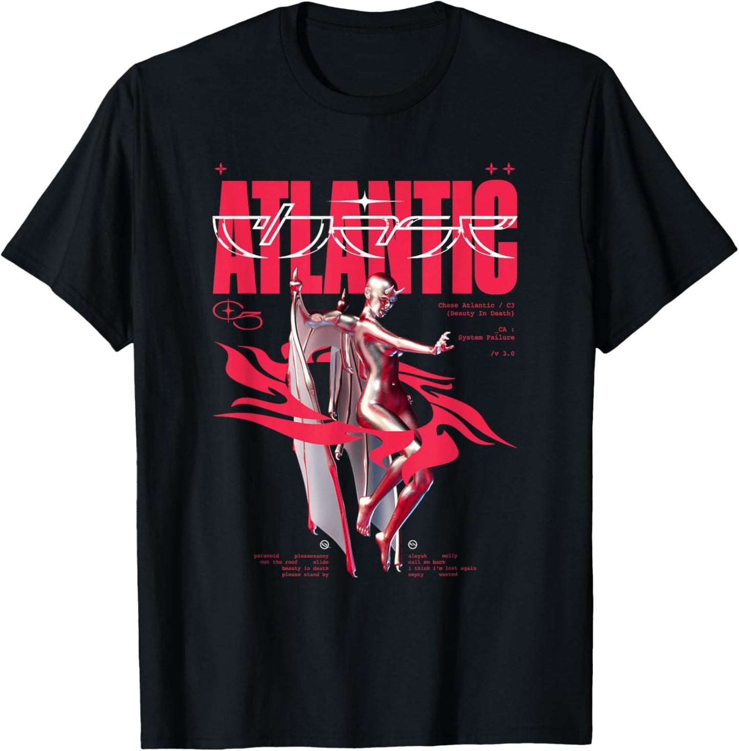 Chase Atlantic - Devil T-Shirt - T-Shirt | Black