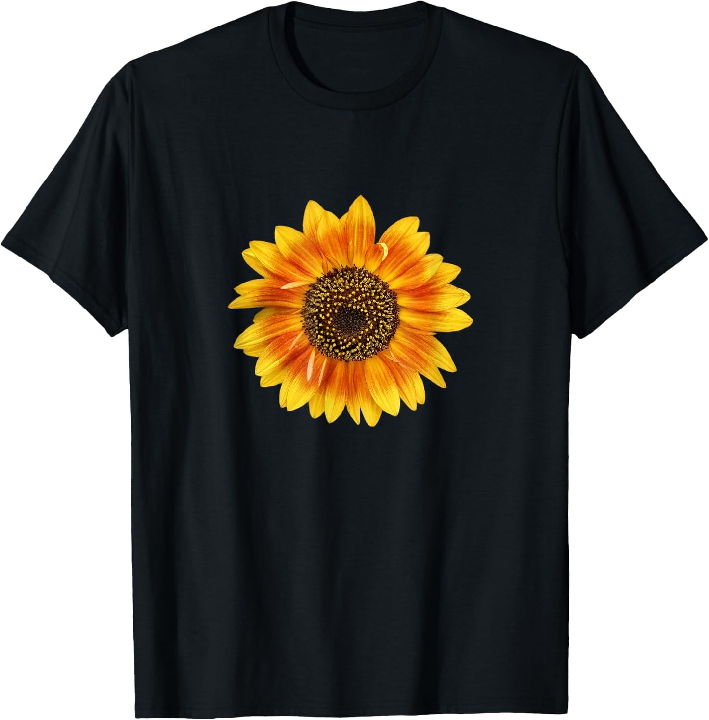 Cute Sunflower/Sunflower: Funny (Sunflower) T-Shirt - T-Shirt | Black