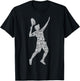 Tennis Player Boys Youth Men Kids T-Shirt - T-Shirt | Black