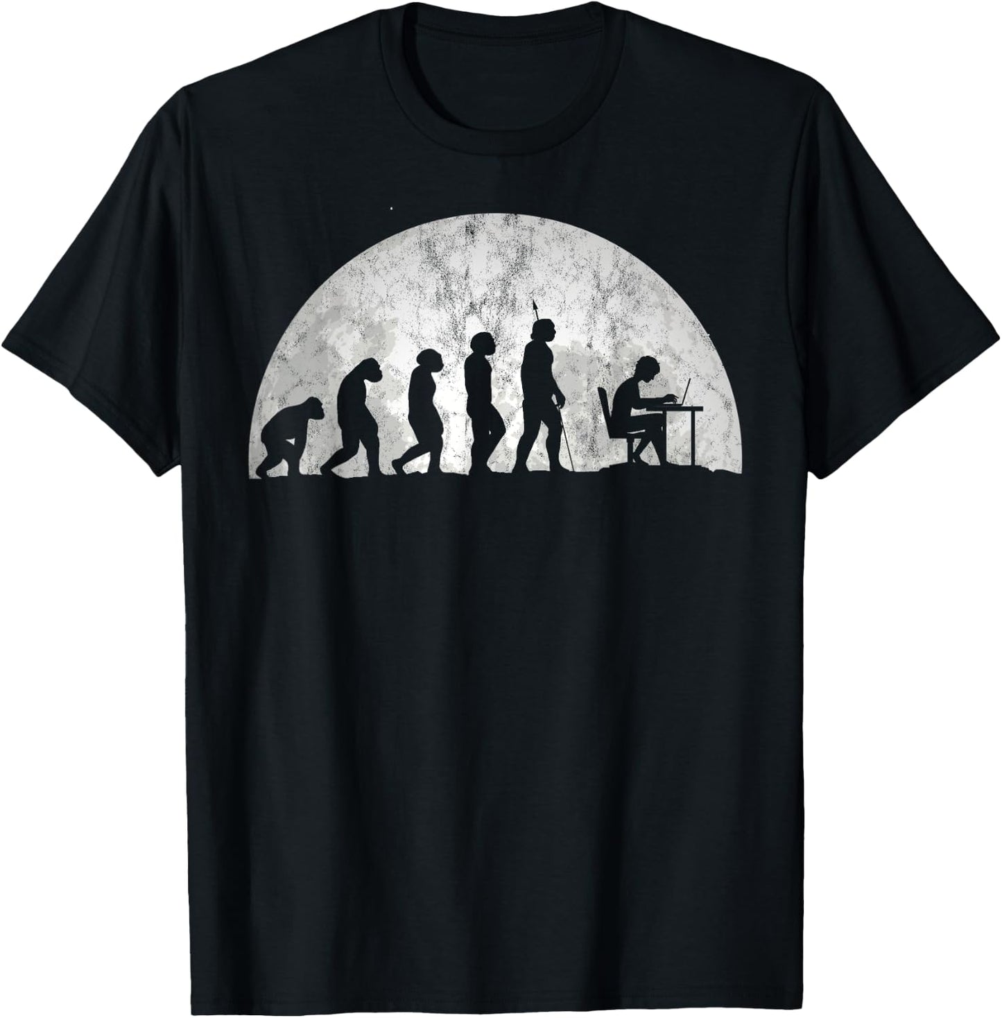 Gamer Evolution - Evolution Of Man Computer Gaming T-Shirt - T-Shirt | Black