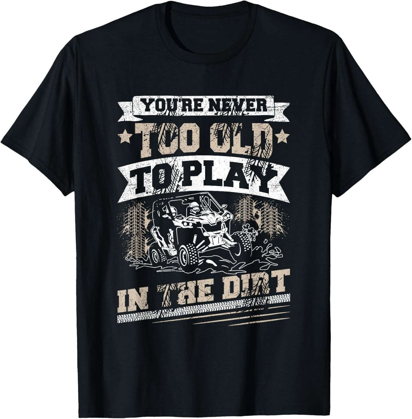 UTV SXS Riding Design for a UTV Lover T-Shirt - T-Shirt | Black