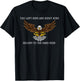 The Left Wing and Right Wing Belong To The Same Bird Eagle T-Shirt - T-Shirt | Black