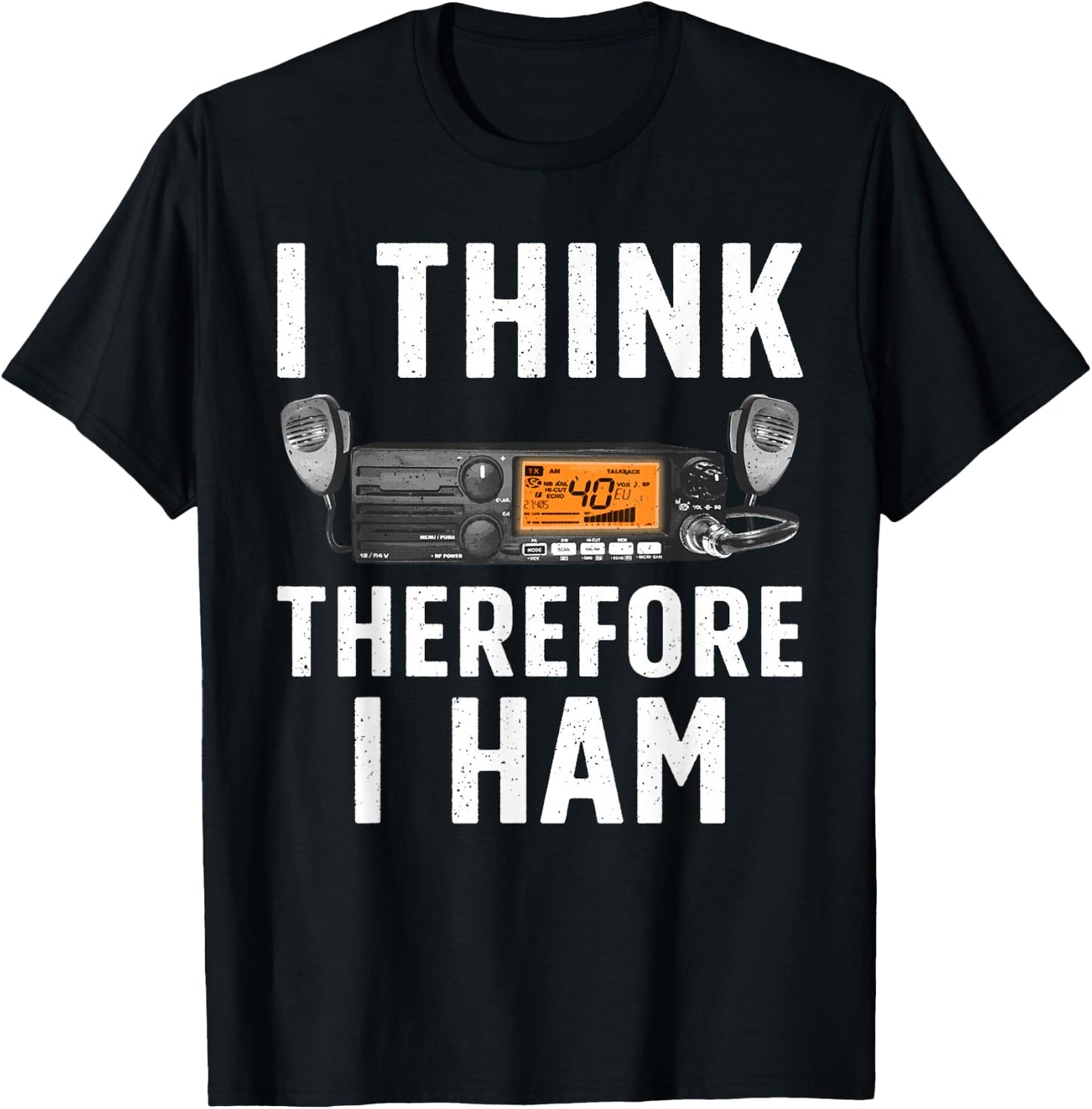 Funny Ham Radio Art Women Ham Operator Amateur Radio T-Shirt - T-Shirt | Black