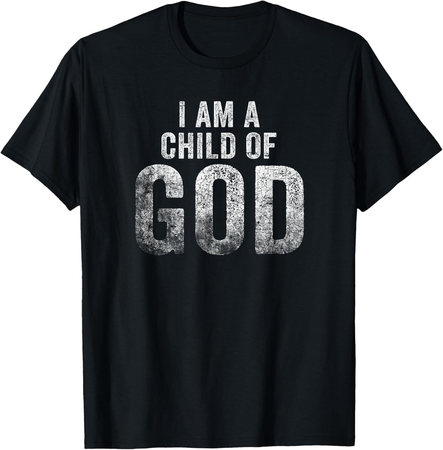 Christian I Am A Child Of God Withstand T-Shirt - T-Shirt | Black