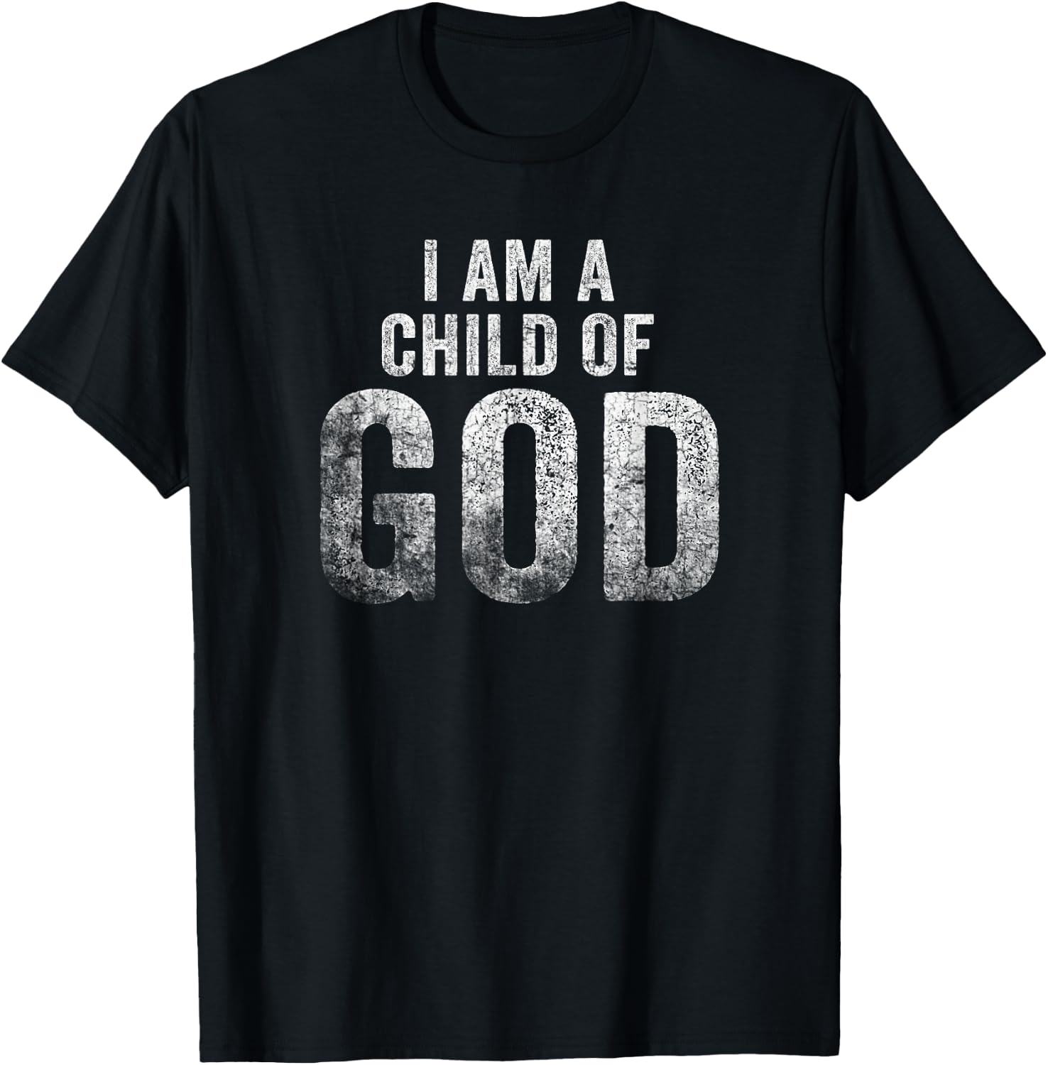 Christian I Am A Child Of God Withstand T-Shirt - T-Shirt | Black