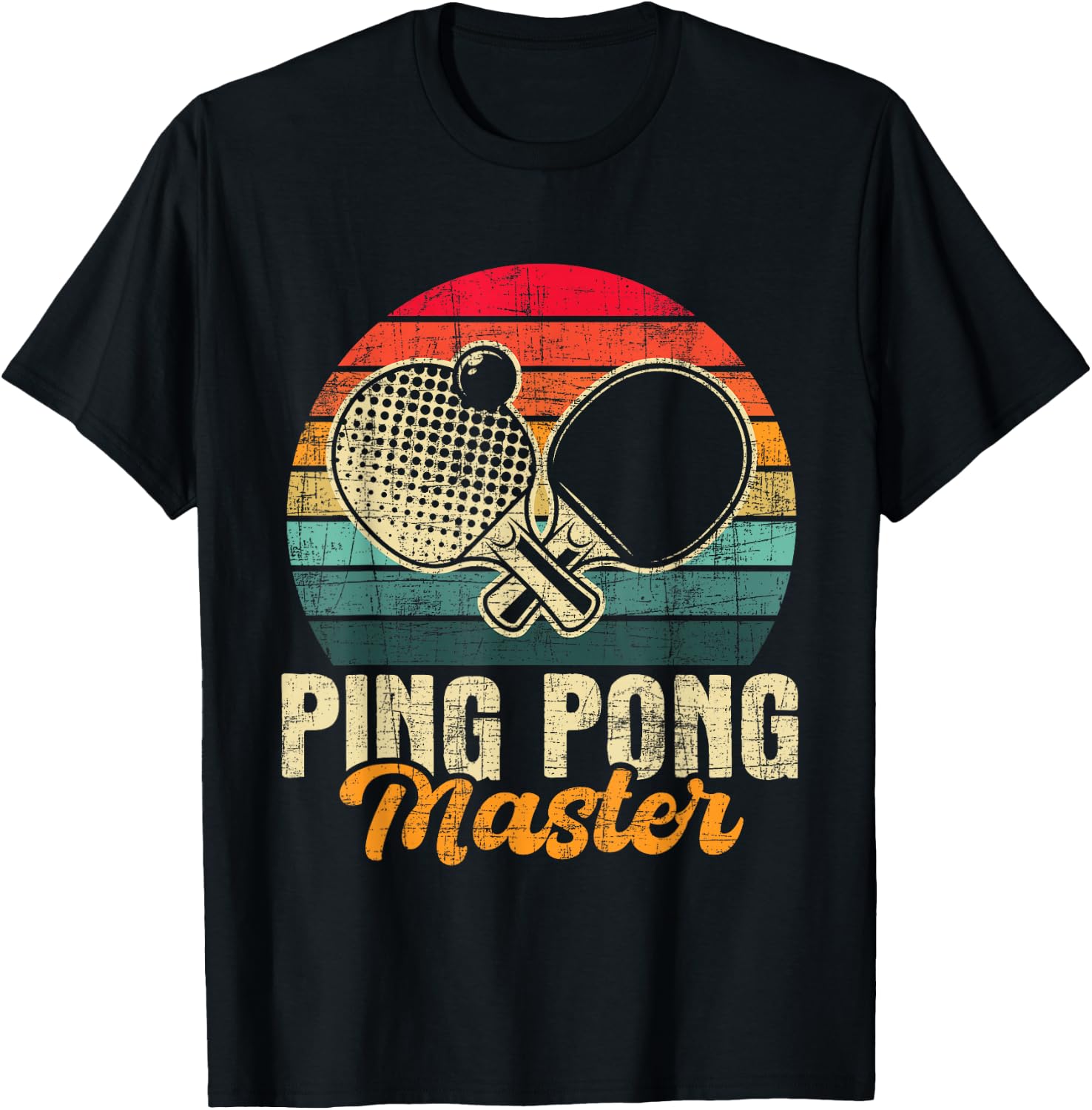 Ping Pong Master - Table Tennis Player Sports Tournament T-Shirt - T-Shirt | Black