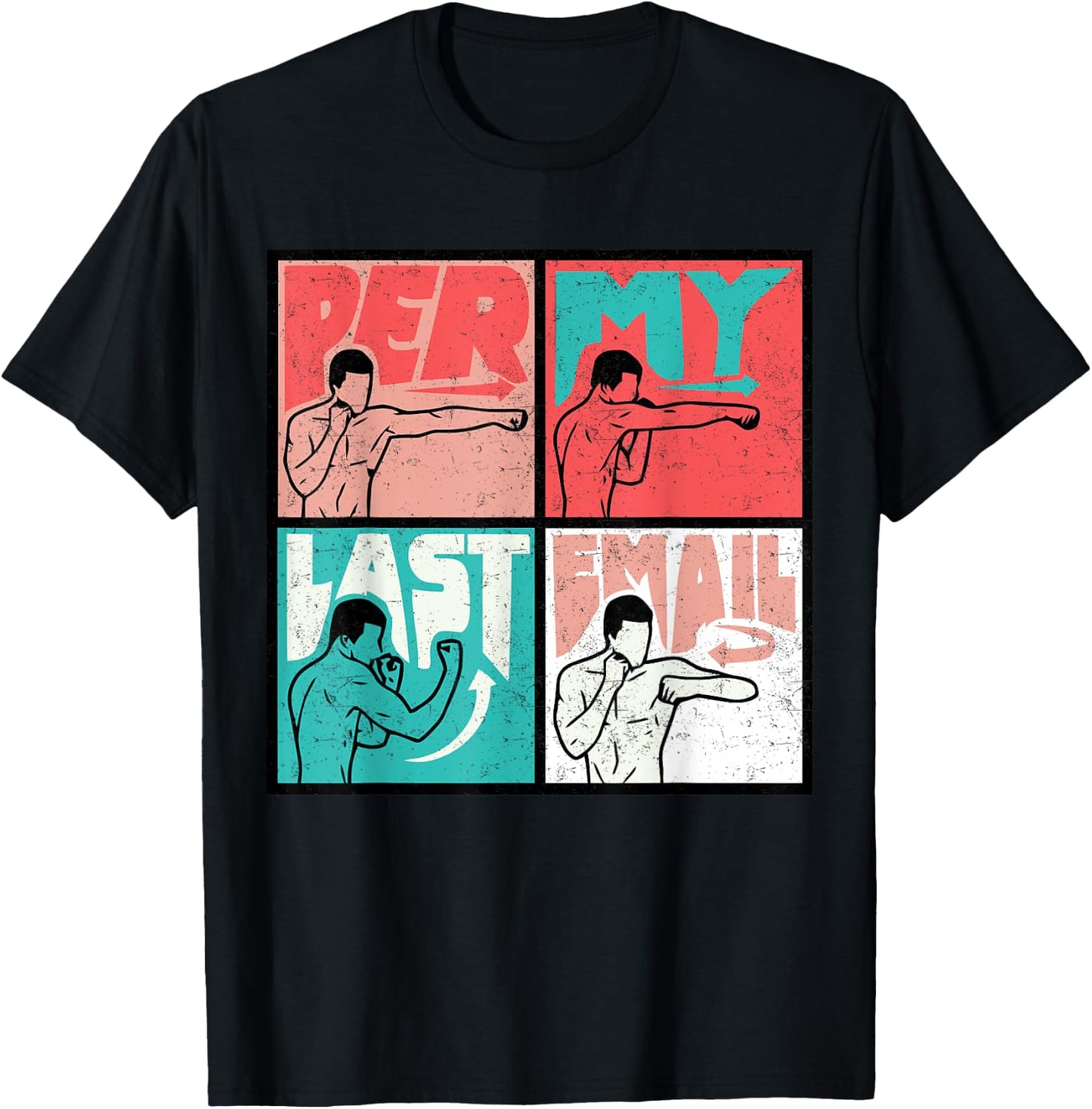 Per My Last Email, Funny Vintage Per My Last Email T-Shirt - T-Shirt | Black
