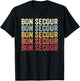 Bon Secour Alabama Bon Secour AL Retro Vintage Text T-Shirt - T-Shirt | Black