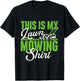 This Is My Lawn Mowing Shirt - Gardening Gardener Lawn Mower T-Shirt - T-Shirt | Black