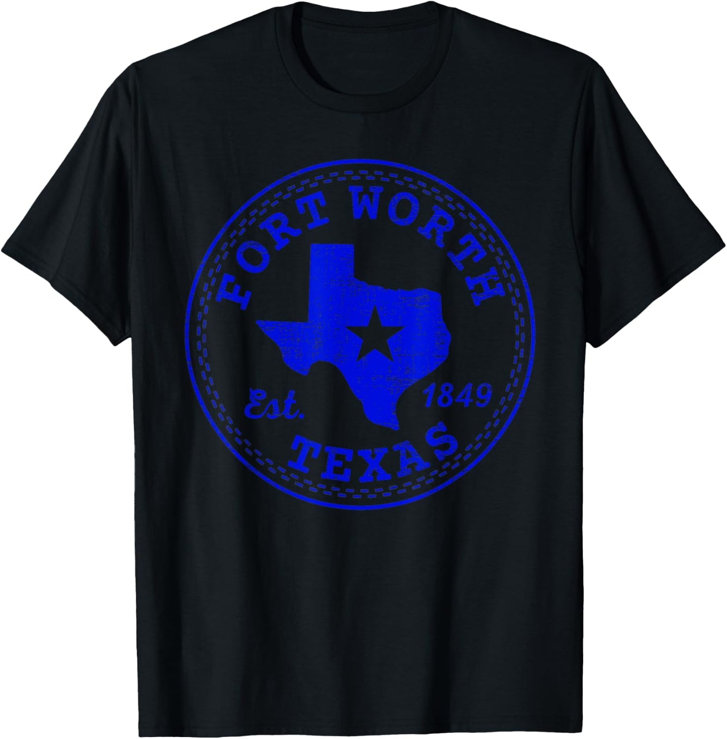 Fort Worth Texas T-Shirt - T-Shirt | Black