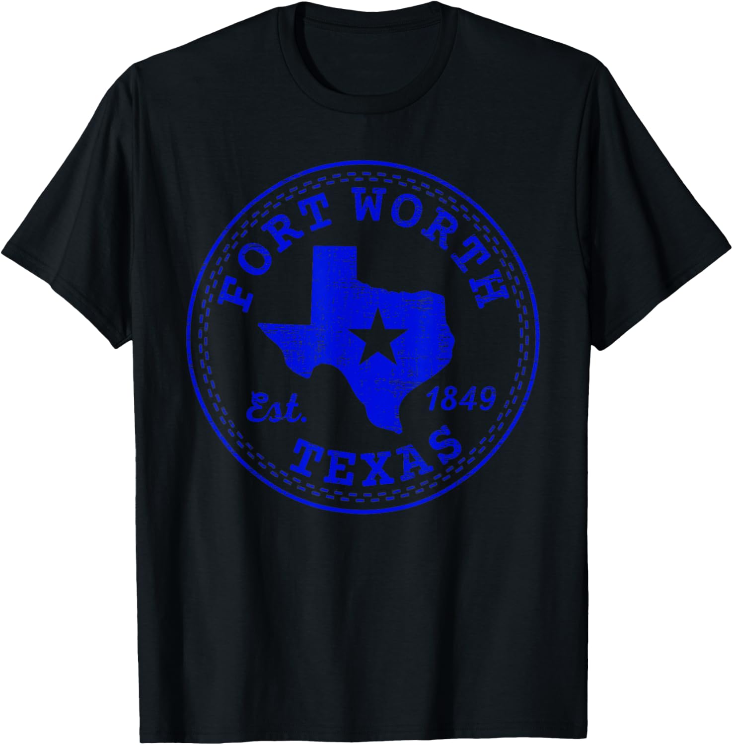 Fort Worth Texas T-Shirt - T-Shirt | Black
