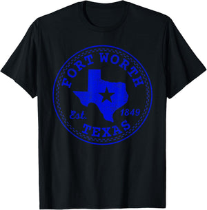 Fort Worth Texas T-Shirt - T-Shirt | Black