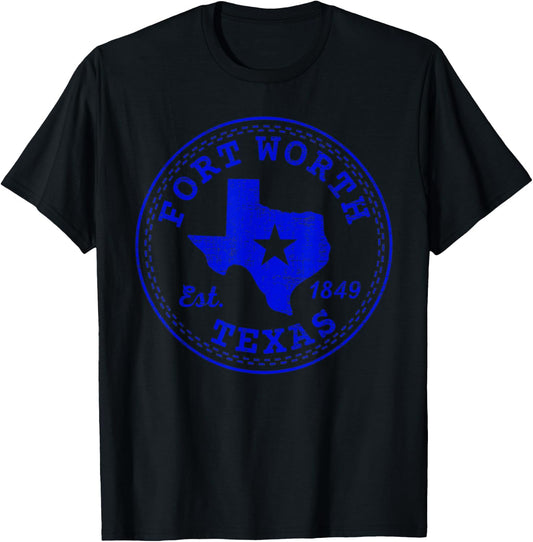 Fort Worth Texas T-Shirt - T-Shirt | Black