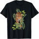 Wild Jaguar Jungle Nature for Cat Lover T-Shirt - T-Shirt | Black