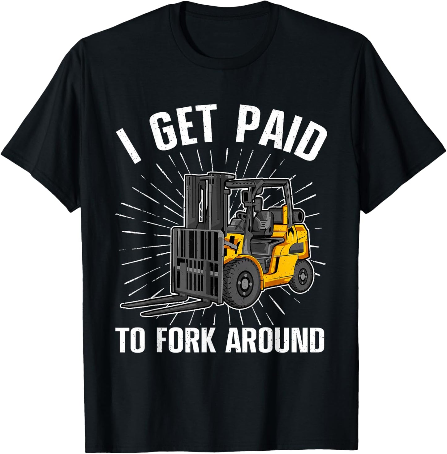 Funny Forklift Art Women Certified Forklift Drivers T-Shirt - T-Shirt | Black