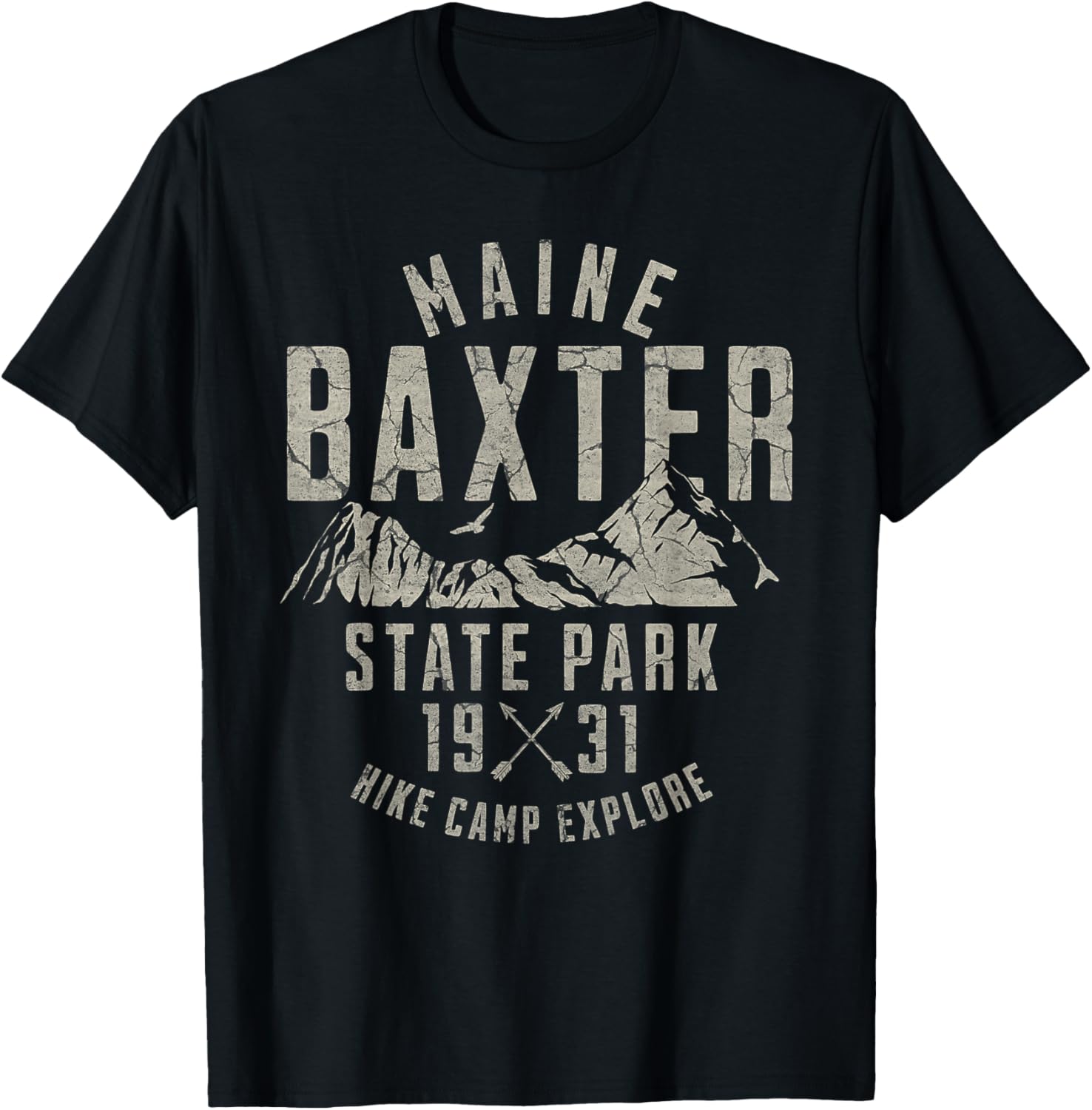 Baxter State Park T-Shirt - T-Shirt | Black