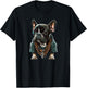 Funny French Bulldog Frenchie Rap hip hop R&B T-Shirt - T-Shirt | Black