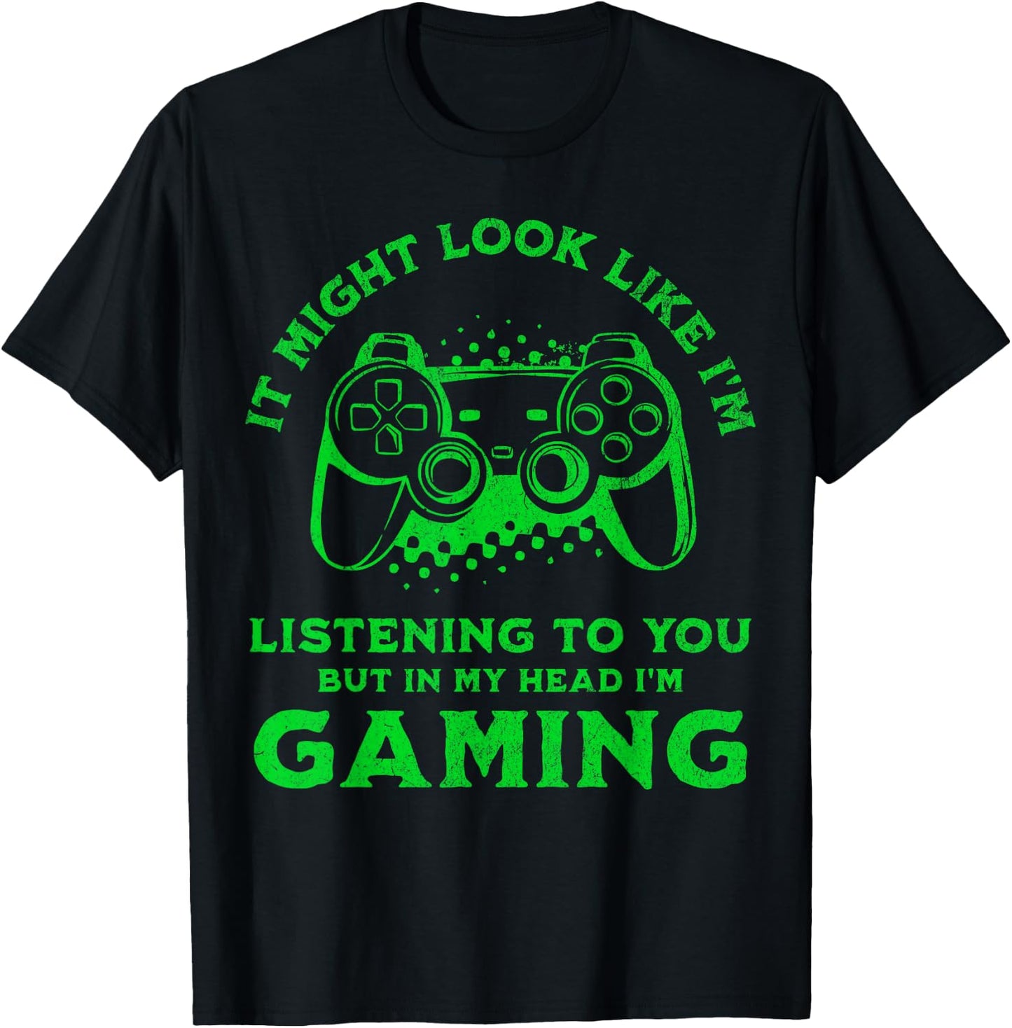 Gamer Funny Boys Video Gaming T-Shirt - T-Shirt | Black