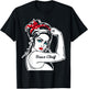 Female Sous Chef Rosie The Riveter Pin Up Girl Sous Chef T-Shirt - T-Shirt | Black