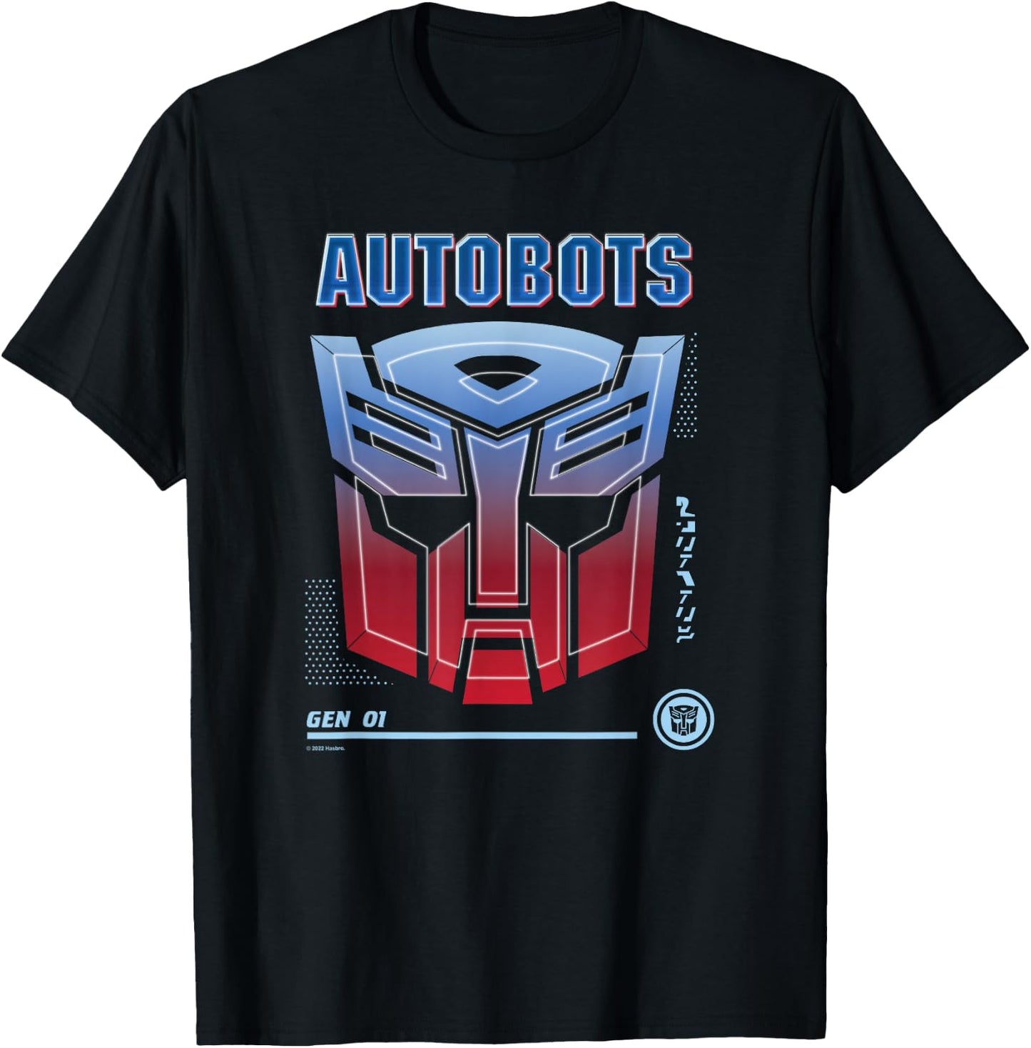 Transformers Generations Autobot Gen 01 Logo T-Shirt - T-Shirt | Black