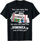 Dominica Boarding Pass - Dominica Girl - Dominica T-Shirt - T-Shirt | Black
