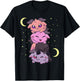 Pastel Goth Kawaii Pile of Playing Baby Baphomet T-Shirt - T-Shirt | Black