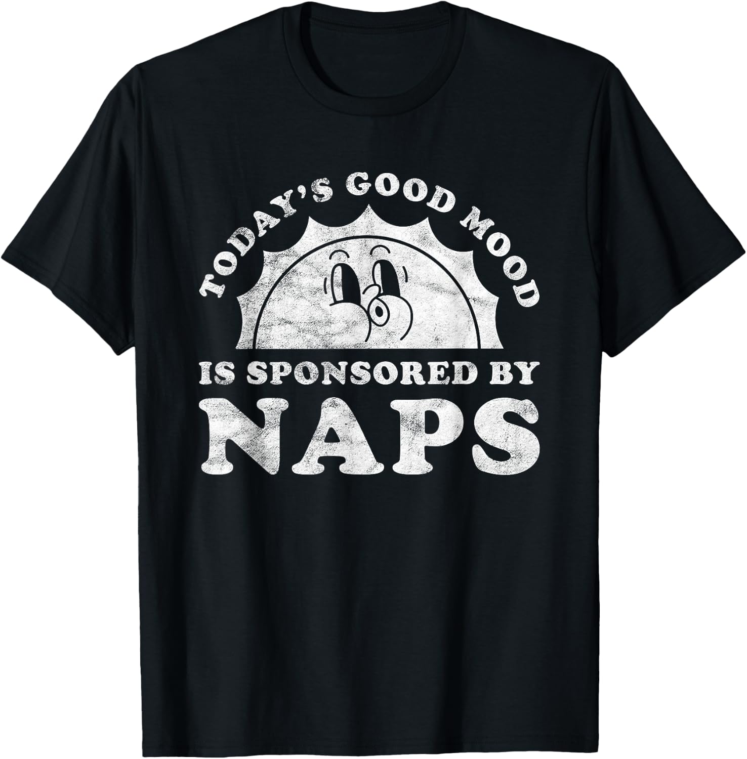 Funny Cute Retro Vintage Naps or Nap T-Shirt - T-Shirt | Black